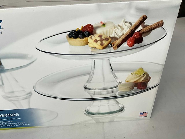Anchor hocking presence 3-delig serveer plateau set (2x) - afbeelding 2 van  5