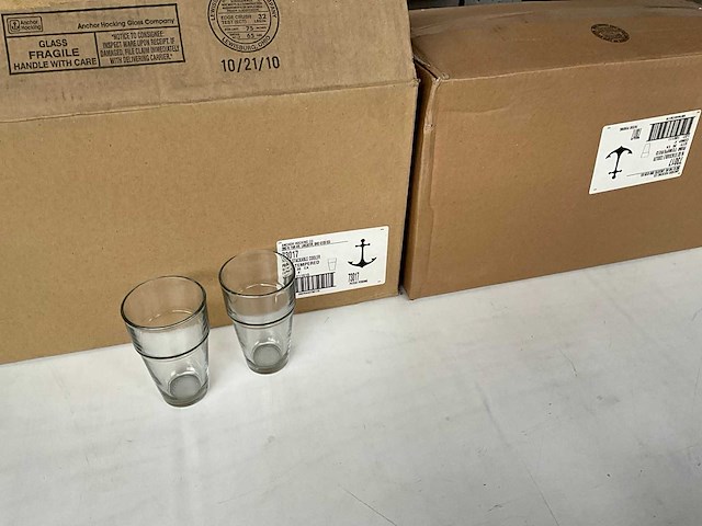 Anchor hocking stapelbare glazen (62x) - afbeelding 1 van  5