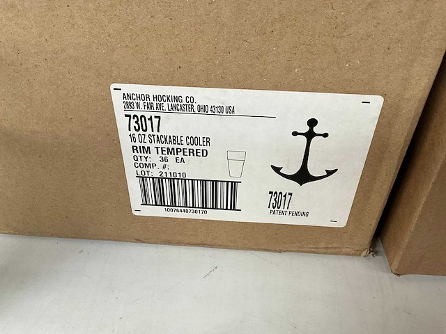 Anchor hocking stapelbare glazen (62x) - afbeelding 5 van  5