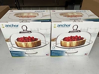 Anchor presence 2-delige taart serveerset (2x) - afbeelding 1 van  4