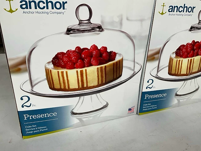 Anchor presence 2-delige taart serveerset (2x) - afbeelding 2 van  4