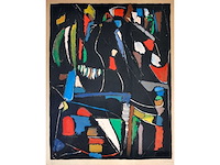 André lanskoy - abstracte compositie - litho - afbeelding 1 van  7