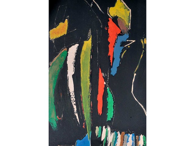 André lanskoy - abstracte compositie - litho - afbeelding 5 van  7