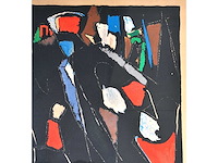 André lanskoy - abstracte compositie - litho - afbeelding 6 van  7