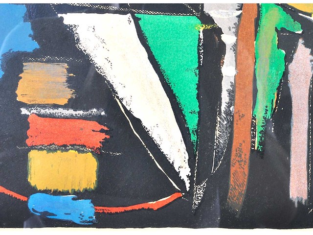 André lanskoy - abstracte compositie - litho - afbeelding 7 van  7