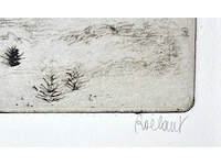 André roelant - landschap - ets - afbeelding 3 van  8