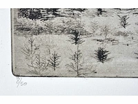 André roelant - landschap - ets - afbeelding 4 van  8