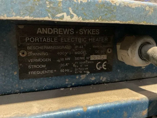 Andrews-sykes de 95 heater (2x) - afbeelding 4 van  5