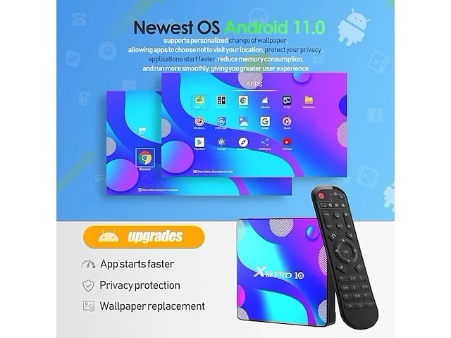 Android 11.0 android tv box - afbeelding 2 van  3