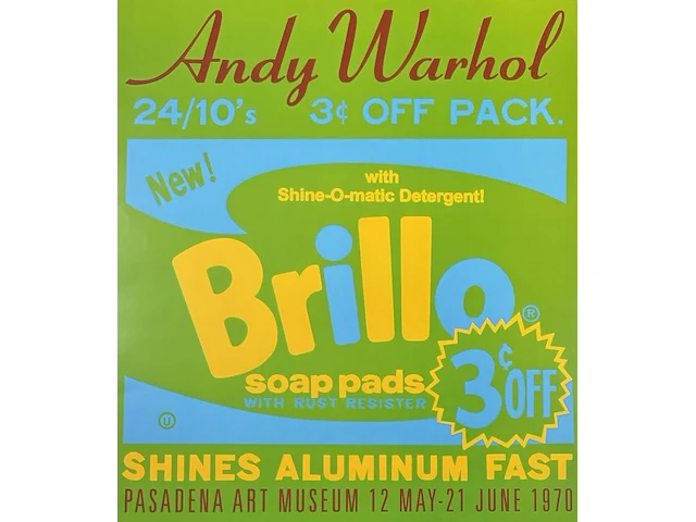 Andy warhol - brillo - afbeelding 1 van  1