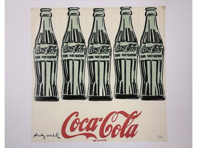 Andy warhol - coca cola - afbeelding 1 van  1