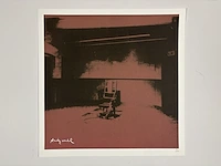 Andy warhol - electric chair - afbeelding 1 van  1