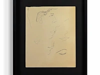 Andy warhol - male head - originele tekening