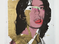 Andy warhol - mick jagger - afbeelding 1 van  1