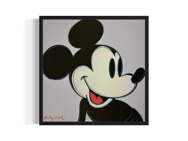 Andy warhol - mickey mouse - afbeelding 1 van  1