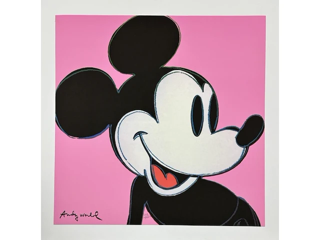 Andy warhol - mickey mouse - afbeelding 1 van  1