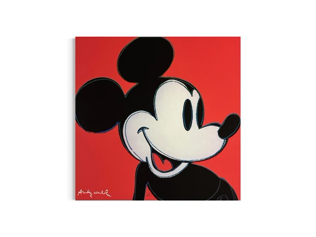Andy warhol - mickey mouse - afbeelding 1 van  1