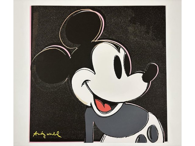 Andy warhol - mickey mouse - afbeelding 1 van  1