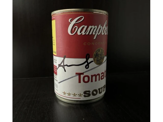 Andy warhol - tomato blik gesigneerd - afbeelding 2 van  3