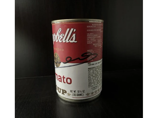 Andy warhol - tomato blik gesigneerd - afbeelding 3 van  3