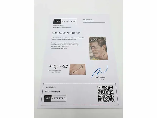 Andy warhol (1928 - 1987), handtekening - afbeelding 6 van  6