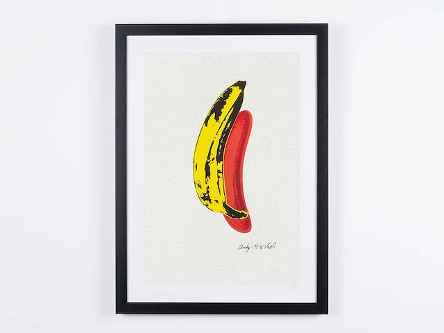 Andy warhol (after)- banaan uit de velvet underground ii - 70x50 cm - beperkt - afbeelding 1 van  6