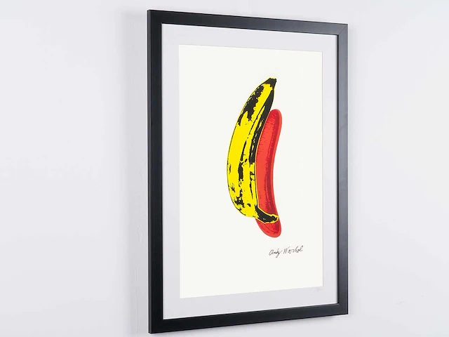 Andy warhol (after)- banaan uit de velvet underground ii - 70x50 cm - beperkt - afbeelding 3 van  6