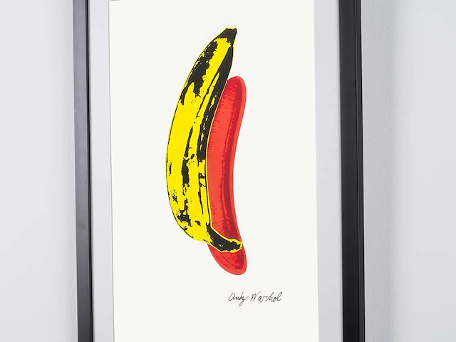 Andy warhol (after)- banaan uit de velvet underground ii - 70x50 cm - beperkt - afbeelding 5 van  6