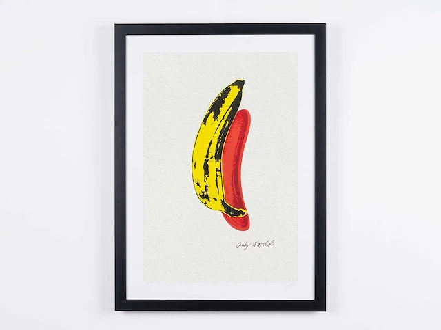 Andy warhol (after)- banaan uit de velvet underground ii - 70x50 cm - beperkt - afbeelding 6 van  6