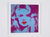 Andy warhol (after)-brigitte bardot, 1974 - 50x50 cm - gelimiteerd & certificaat - afbeelding 3 van  6