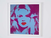 Andy warhol (after)-brigitte bardot, 1974 - 50x50 cm - gelimiteerd & certificaat - afbeelding 5 van  6