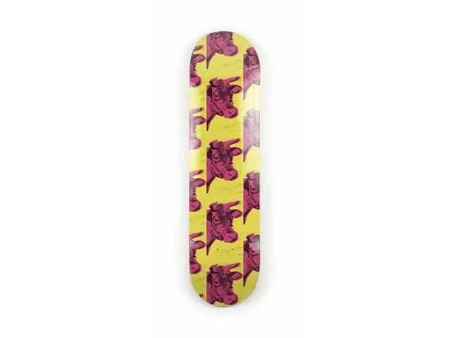 Andy warhol cow skateboardek - afbeelding 1 van  1