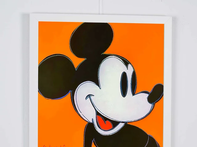 Andy warhol (na) - mickey mouse 1982 - oranje - afbeelding 3 van  5