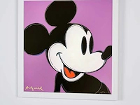 Andy warhol (na) - mickey mouse 1982 - paars - afbeelding 5 van  6