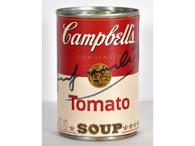 Andy warhol (naar) - campbell's tomato soup - conserveblik - afbeelding 1 van  8