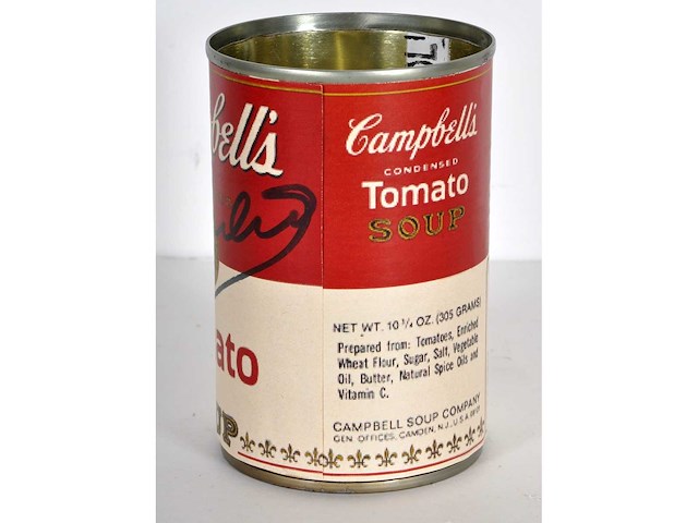 Andy warhol (naar) - campbell's tomato soup - conserveblik - afbeelding 2 van  8