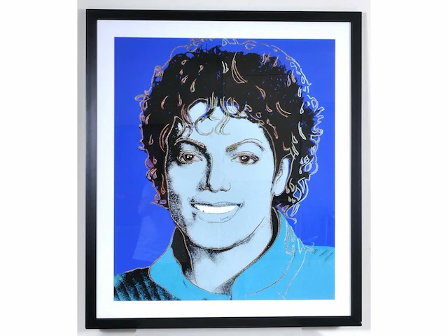Andy warhol (naar) - michael jackson - zeefdruk - afbeelding 1 van  9