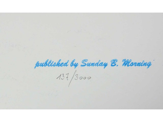 Andy warhol (naar) - moonwalk - 97x97 cm - certificaat - afbeelding 2 van  13