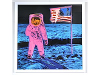 Andy warhol (naar) - moonwalk - 97x97 cm - certificaat