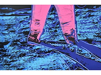 Andy warhol (naar) - moonwalk - 97x97 cm - certificaat - afbeelding 12 van  13