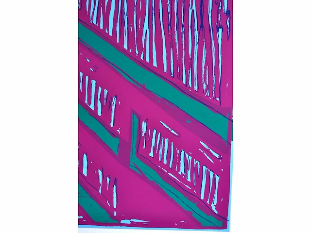 Andy warhol (naar) - the scream - zeefdruk - afbeelding 5 van  10