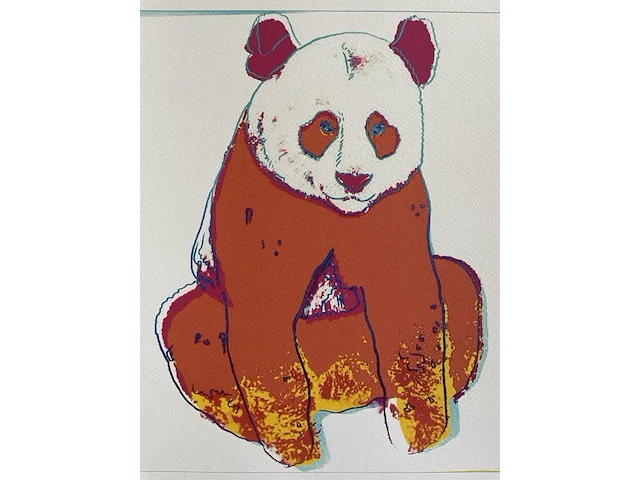 Andy warhol : panda - afbeelding 2 van  5