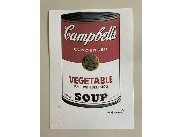 Andy warhol vegetable soup - afbeelding 1 van  5