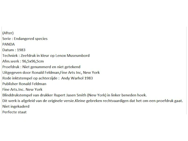 Andy warhol - afbeelding 2 van  10