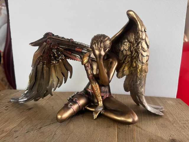 Angel / engel dame steampunk h20cm - afbeelding 1 van  3