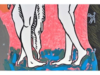 Ángel ramírez - heads in the clouds - gemengde techniek - 1995 - afbeelding 3 van  14