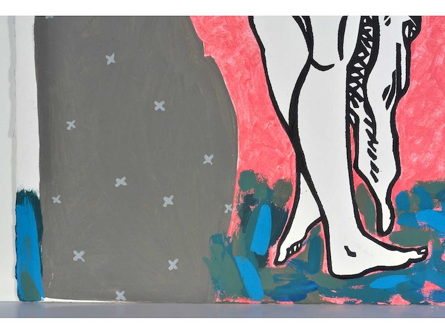 Ángel ramírez - heads in the clouds - gemengde techniek - 1995 - afbeelding 10 van  14