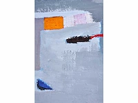Anna mes - abstracte compositie - gemengde techniek op doek - afbeelding 2 van  15