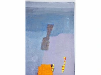 Anna mes - abstracte compositie - gemengde techniek op doek - afbeelding 13 van  15