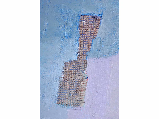 Anna mes - abstracte compositie - gemengde techniek op doek - afbeelding 14 van  15